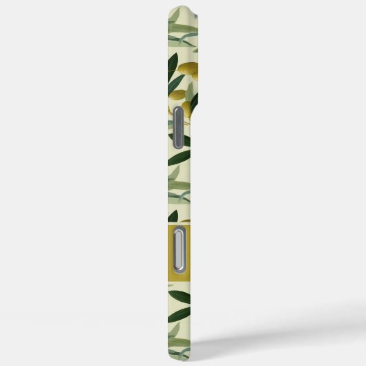 Olijftak Monogram Naam  Case-Mate iPhone Case (Achterkant / Rechts)