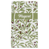 Olijftak Naam Monogram Sage Groen Klein Cadeauzakje (Voorkant)
