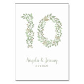 Olijftak nummer 10 kaart (Voorkant)