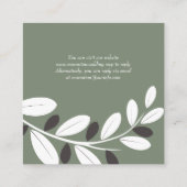 Olijftak, QR-code RSVP Mediterrane bruiloft Informatiekaartje (Achterkant)