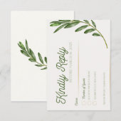 Olijftak - Response Kaart (Voorkant / Achterkant)