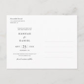 Olijftak Save the Date briefkaart (Achterkant)