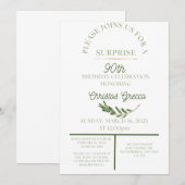 Olijftak Uitnodiging  (Voorkant / Achterkant)