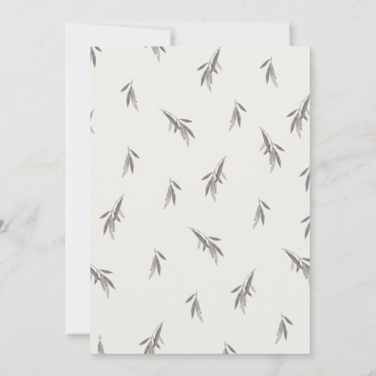 Olijftak Uitnodiging (Achterkant)