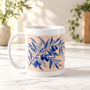 Olijftak Uren Cobalt Botanische Mok