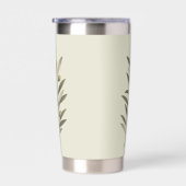 Olijftak Vintage Groen Geïsoleerde Drinkbeker (Rechts)