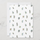 Olijftakken boho krans trouwtafel nummers kaart (Achterkant)