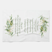 Olijftakken en Tapenade Recept Keukenhanddoeken (Horizontaal)