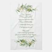 Olijftakken en Tapenade Recept Keukenhanddoeken (Verticaal)