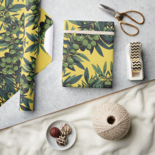 Olijftakken Free Palestina bloemen & botanicals  Cadeaupapier