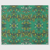 Olijftakken Gratis Palestina bloemen & plantkunde Cadeaupapier (Vlak)