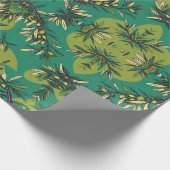 Olijftakken Gratis Palestina bloemen & plantkunde Cadeaupapier (Hoek)