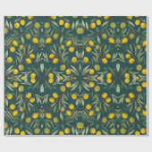 Olijftakken Gratis Palestina bloemen & plantkunde Cadeaupapier (Vlak)