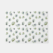 Olijftakken Groen Patroon Botanisch Chic Deurmat (Voorkant)