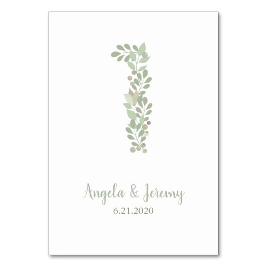 Olijftakken nummer 1 kaart (Voorkant)