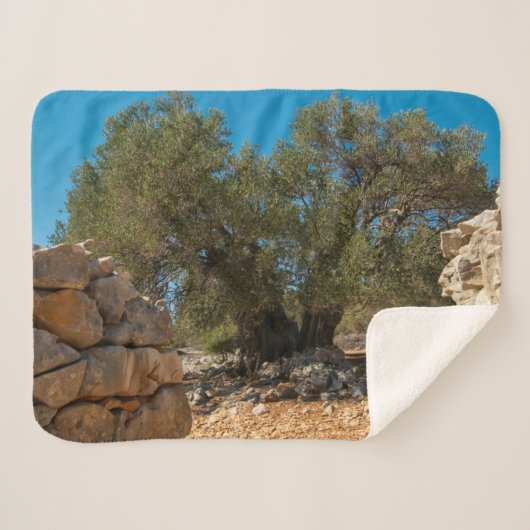 Olijftuinen van Lun Sherpa Deken (Voorkant (horizontaal))