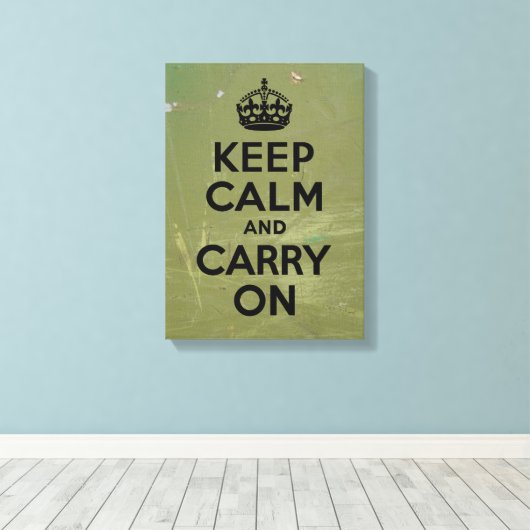 Olijfverf Kalm houden Canvas Afdruk (Insitu (Houten vloer))