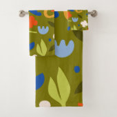 Olijfweide Bad Handdoek (Insitu)