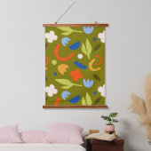 Olijfweide Hangend Wandkleed (Slaapkamer)