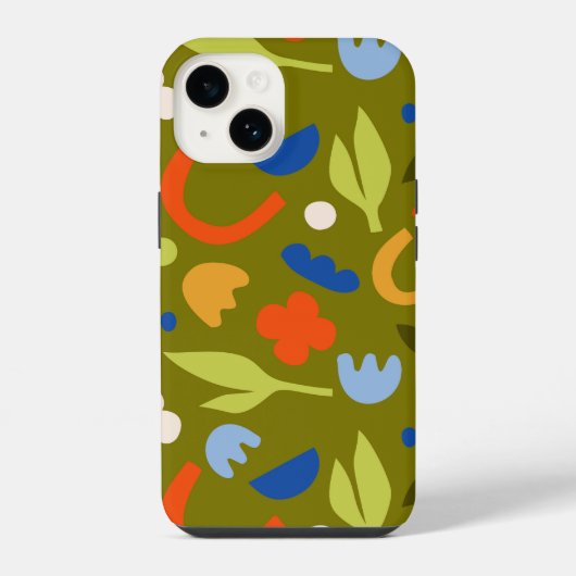 Olijfweide iPhone Hoesje (Achterkant)