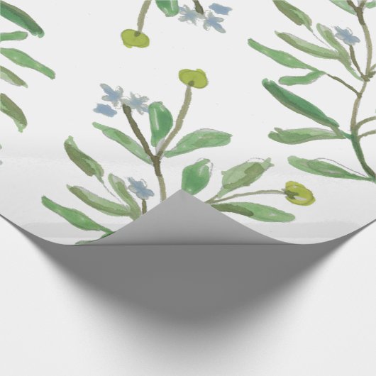 Olijfwerkpapier Cadeaupapier (Hoek)