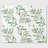 Olijfwerkpapier Cadeaupapier (Vlak)