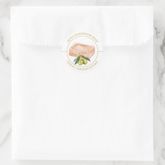 Olijfzeep label (Tas)