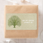 Olijfzwijn op houten graankorrels Bewaar datum Etiket (Insitu)