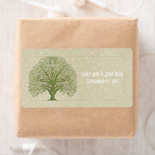 Olijfzwijn op houten graankorrels Bewaar datum Etiket (Insitu)