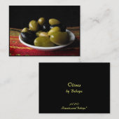 Olijven ATC Visitekaartje (Voorkant / Achterkant)