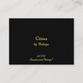 Olijven ATC Visitekaartje (Achterkant)