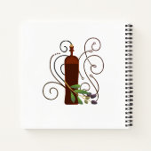 Olijven Azijn Gepersonaliseerde kookboek Recept Notitieboek (Achterkant)