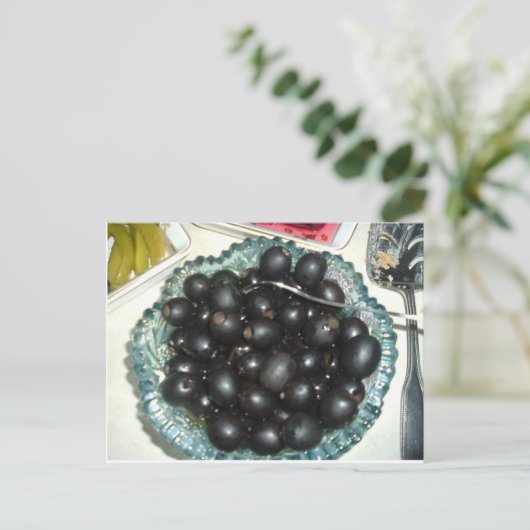 Olijven Briefkaart (Staand voorkant)