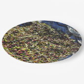 Olijven collectie papieren bordje (Gekanteld)