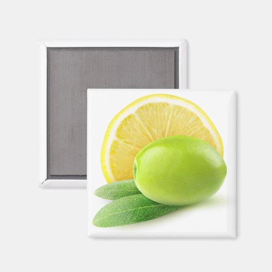 Olijven en citroen magneet (Voorkant / Achterkant)
