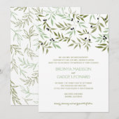 Olijven en groene lauweren kaart (Voorkant / Achterkant)