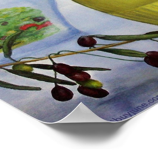 Olijven en olie. poster (Hoek)