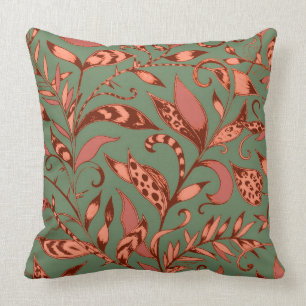 Olijven en Oranje tijger Lily laat  bloemen Kussen