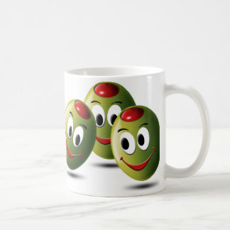 Olijven gevuld met glimlach koffiemok