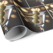 Olijven in een Martini Drink Cadeaupapier (Rol Hoek)