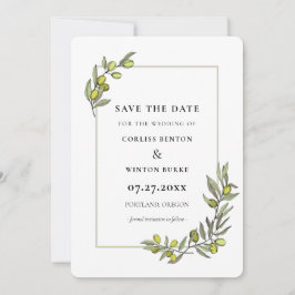 Olijven lijst Sla datum uitnodiging op