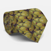 Olijven, originele kleurenpotlood kunst, eten, nog stropdas (Opgerold)