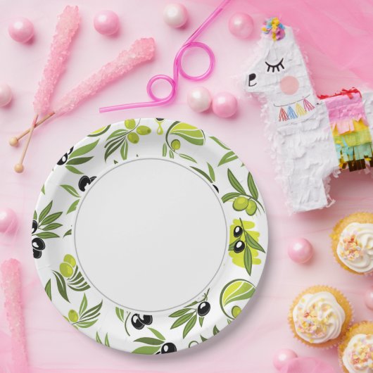 Olijven Papieren Bordje (Feest)