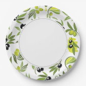 Olijven Papieren Bordje (Voorkant)