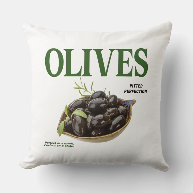 Olijven pitted perfectie kussen (Voorkant)