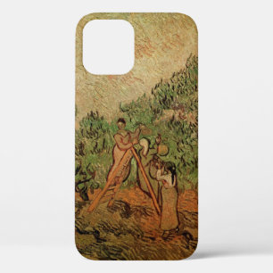 Olijven plukken door Vincent van Gogh iPhone 12 Hoesje