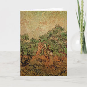Olijven plukken door Vincent van Gogh Kaart
