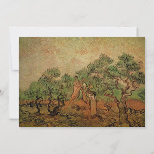 Olijven plukken door Vincent van Gogh Kaart