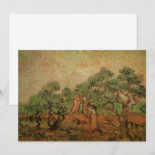 Olijven plukken door Vincent van Gogh Kaart (Voorkant / Achterkant)