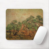 Olijven plukken door Vincent van Gogh Muismat (Met muis)